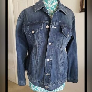 Distressed Denim Jacket